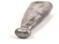Unterer Scheidenbeschlag für ein Seitengewehr. Eisen, 72mm Gesamthöhe, Innenmaß 27mm