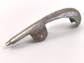 Eisernes Gefäß für einen Säbelgriff. Gesamthöhe 12cm