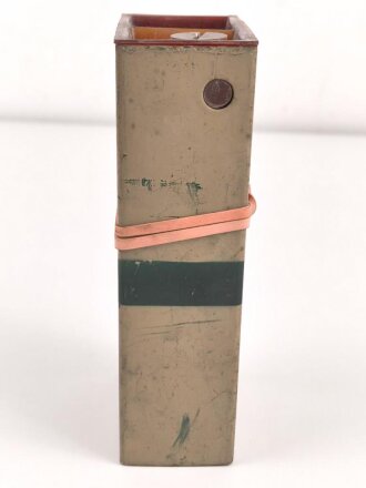 Behälter " Lauge für Nickelsammler" Fl 68424. Originallack, ungereinigtes Stück, leer