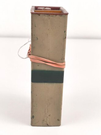 Behälter " Lauge für Nickelsammler" Fl 68424. Originallack, ungereinigtes Stück, leer