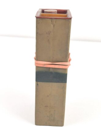 Behälter " Lauge für Nickelsammler" Fl 68424. Originallack, ungereinigtes Stück, leer