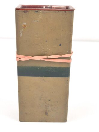 Behälter " Lauge für Nickelsammler" Fl 68424. Originallack, ungereinigtes Stück, leer