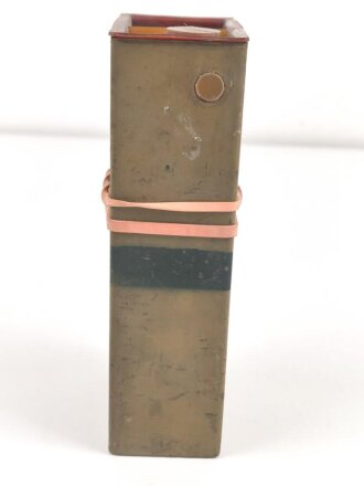 Behälter " Lauge für Nickelsammler" Fl 68424. Originallack, ungereinigtes Stück, leer