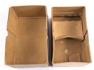 Niederlande, leere Umverpackung für eine Gasmaske " VERITEX" datiert 1939