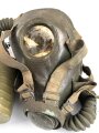 Niederlande, Gasmaske Modell G .Maske und Schlauch ausgetrocknet, datiert 1937