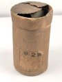 Japan, Zivilschutz / Luftschutz Gasmaske. Maskenkörper weich und unbeschädigt. In Pappverpackung, der Deckel defekt