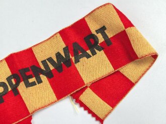 Schweiz, Armbinde " Gruppenwart" höchstwahrscheinlich Zivilschutz / Luftschutz
