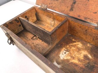 "Ergänzungskasten 7,5cm Pak 40 ( Sfl ) Originallack, ungereinigtes Stück