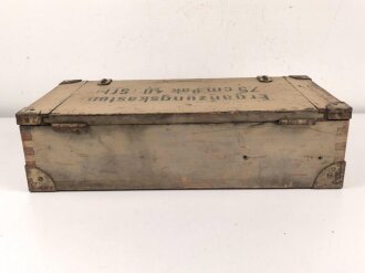 "Ergänzungskasten 7,5cm Pak 40 ( Sfl ) Originallack, ungereinigtes Stück