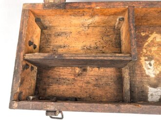"Ergänzungskasten 7,5cm Pak 40 ( Sfl ) Originallack, ungereinigtes Stück