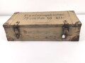 "Ergänzungskasten 7,5cm Pak 40 ( Sfl ) Originallack, ungereinigtes Stück