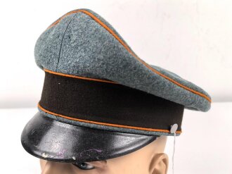 Polizei III.Reich, Schirmmütze für einen Angehörigen der Gendarmerie. Hersteller aus Wien, Kopfgrösse 56