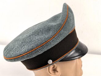 Polizei III.Reich, Schirmmütze für einen Angehörigen der Gendarmerie. Hersteller aus Wien, Kopfgrösse 56
