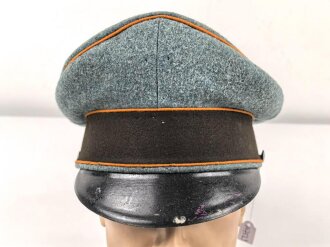 Polizei III.Reich, Schirmmütze für einen Angehörigen der Gendarmerie. Hersteller aus Wien, Kopfgrösse 56