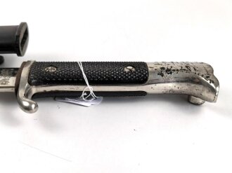 Extraseitengewehr KS98 für eine  Angehörigen der Wehrmacht. Ungereinigtes Stück von E.Pack & Söhne Solingen