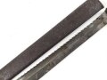 1.Weltkrieg Preussen, Seitengewehr M 1898/05 mit Sägerücken. Hersteller Haenel Suhl, Abnahme von 1916. Ungereinigtes Stück