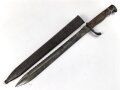1.Weltkrieg Preussen, Seitengewehr M 1898/05 mit Sägerücken. Hersteller Haenel Suhl, Abnahme von 1916. Ungereinigtes Stück