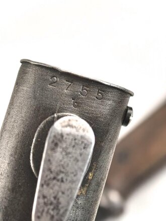 Seitengewehr M84/98 für K98 der Wehrmacht. Nummergleiches Stück, cof44, ungereinigt