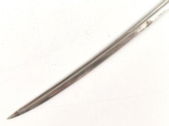 Kaiserreich, Brieföffner in Form eines Säbels. Gesamtlänge 20cm, auf der Klinge " Heidelberg"