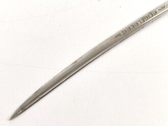 Kaiserreich, Brieföffner in Form eines Säbels. Gesamtlänge 20cm, auf der Klinge " Heidelberg"