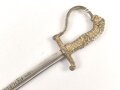 Kaiserreich, Brieföffner in Form eines Säbels. Gesamtlänge 20cm, auf der Klinge " Heidelberg"