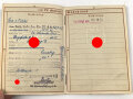 Wehrpaß Heer, eingestellt am 11.10.37 bei 15. ( E) Komp. Inf. Rgt.31 Glauchau