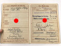 Wehrpaß Heer, eingestellt am 11.10.37 bei 15. ( E) Komp. Inf. Rgt.31 Glauchau