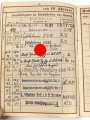 Wehrpaß Heer, eingestellt am 11.10.37 bei 15. ( E) Komp. Inf. Rgt.31 Glauchau