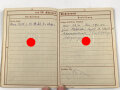 Wehrpaß Heer, eingestellt am 11.10.37 bei 15. ( E) Komp. Inf. Rgt.31 Glauchau