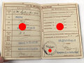 Wehrpaß Heer, eingestellt am 1.8.1938 bei 10./ Flak Regiment 2 Prenzlau