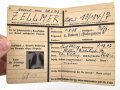 Wehrpaß Heer, eingestellt am 1.8.1938 bei 10./ Flak Regiment 2 Prenzlau