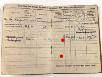 Soldbuch Heer, ausgestellt 19.Februar 1941 bei Feldgendarmerie Abteilung (mot) 692, 3. Kompanie