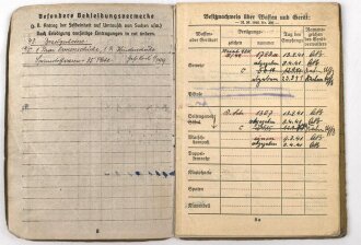 Soldbuch Heer, ausgestellt 19.Februar 1941 bei Feldgendarmerie Abteilung (mot) 692, 3. Kompanie