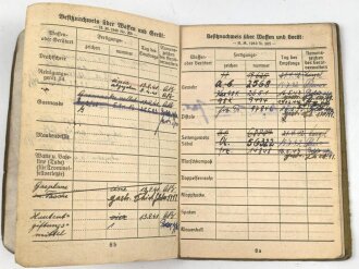 Soldbuch Heer, ausgestellt 19.Februar 1941 bei Feldgendarmerie Abteilung (mot) 692, 3. Kompanie