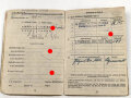 Soldbuch Heer, ausgestellt 19.Februar 1941 bei Feldgendarmerie Abteilung (mot) 692, 3. Kompanie