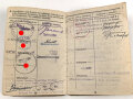 Soldbuch Heer, ausgestellt 19.Februar 1941 bei Feldgendarmerie Abteilung (mot) 692, 3. Kompanie