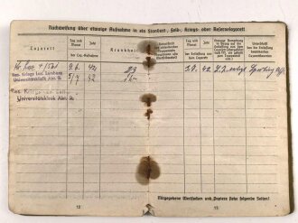 Soldbuch Heer, ausgestellt 11.3.39 bei Nachrichten Abteilung 60