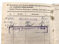 Soldbuch Heer, ausgestellt 11.3.39 bei Nachrichten Abteilung 60