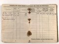 Soldbuch Heer, ausgestellt 11.3.39 bei Nachrichten Abteilung 60