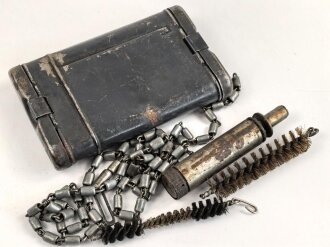 Reinigungsgerät 34 RG34 Wehrmacht. Hülsenkopfwischer fehlt, Mundlos 1940, Originallack