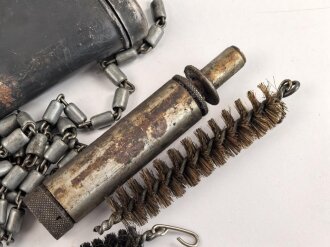 Reinigungsgerät 34 RG34 Wehrmacht. Hülsenkopfwischer fehlt, Mundlos 1940, Originallack