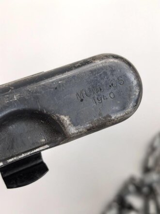 Reinigungsgerät 34 RG34 Wehrmacht. Hülsenkopfwischer fehlt, Mundlos 1940, Originallack