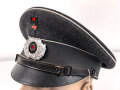 Deutsches Rotes Kreuz III.Reich, Schirmmütze für Mannschaften in gutem Zustand, Kopfgrösse 56, Lederschirm