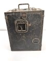 Zubehörtornister Tornisterfunkgerät b1 Wehrmacht. Ungereinigtes mit originaler Tarnlackierung