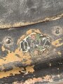 Zubehörtornister Tornisterfunkgerät b1 Wehrmacht. Ungereinigtes mit originaler Tarnlackierung