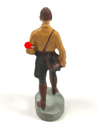Massefigur 7cm, einen Hitlerjugend Führer darstellend. Original bemalt, guter Zustand