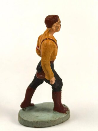 Massefigur 7cm, einen Hitlerjugend Führer darstellend. Original bemalt, guter Zustand