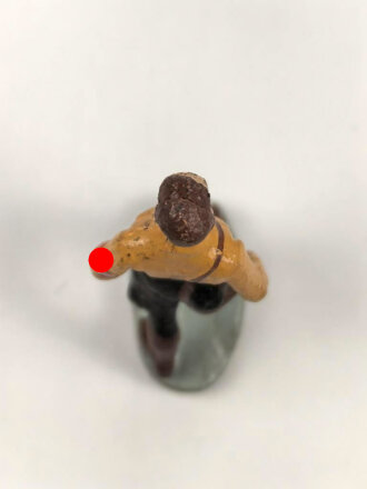 Massefigur 7cm, einen Hitlerjugend Führer darstellend. Original bemalt, guter Zustand