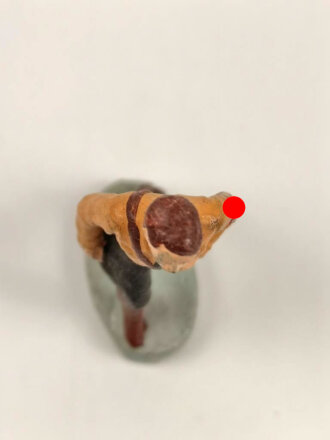 Massefigur 7cm, einen Hitlerjugend Führer darstellend. Original bemalt, guter Zustand