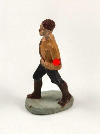 Massefigur 7cm, einen Hitlerjugend Führer darstellend. Original bemalt, guter Zustand